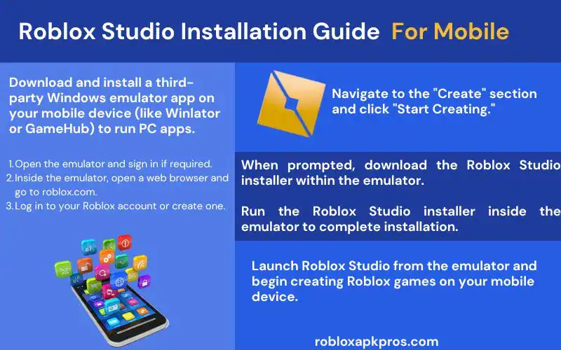 Roblox Studio Installation for Mobile